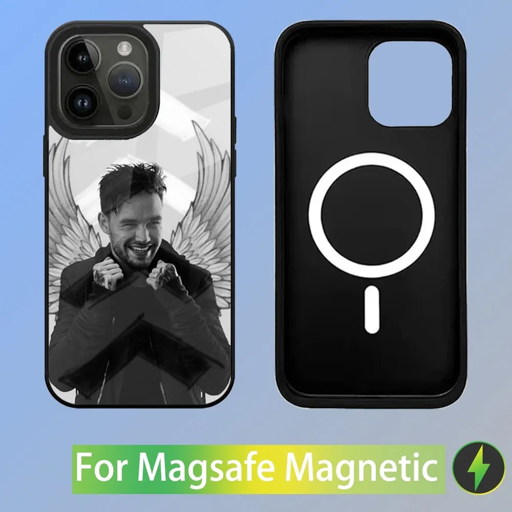 Singer L-Liam P-Payne Phone Case For iPhone 16,15,14,13,12,11,Plus,Pro,Max Mini Magsafe Magnetic Wireless Charging