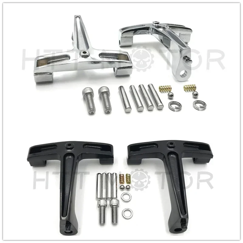 

Motorcycle Parts Passenger Floorboard Mounts Mounting Bracket for Harley Davidson Street Glide FLH Road King Touring 1993-2009