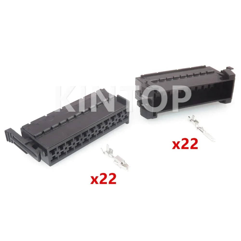 

1 Set 22 Pins 1-929505-7 1-929504-7 AC Assembly Car Male Female Unsealed Socket 929505-7 929504-7 Auto Electric Wire Connector