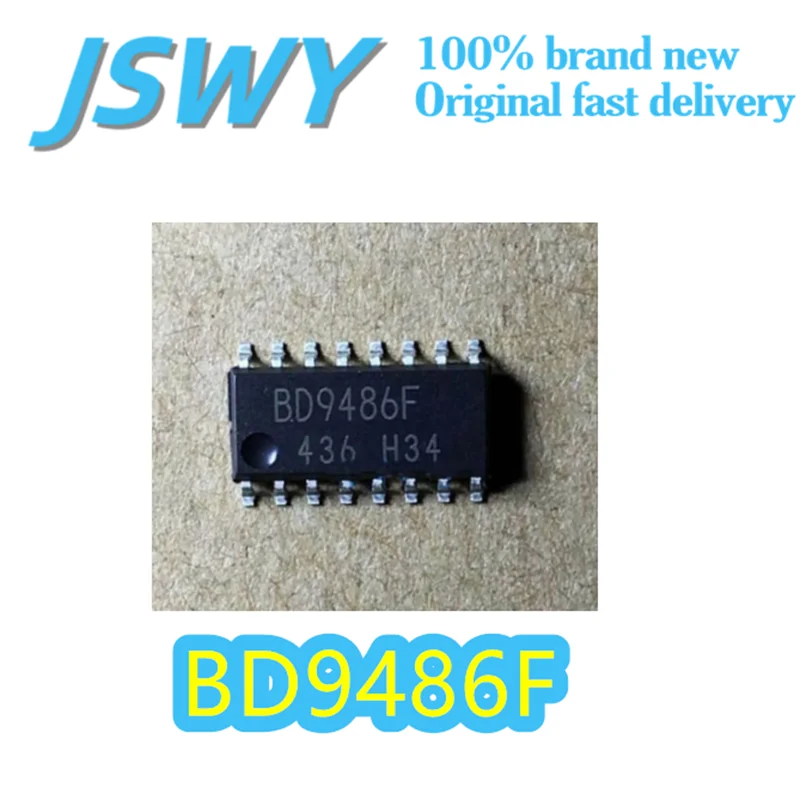 

(5/50 pieces) BD9486F BD9486 Original LED driver IC SOP-16 package 9V-18V input 800kHz switching frequency Electronics