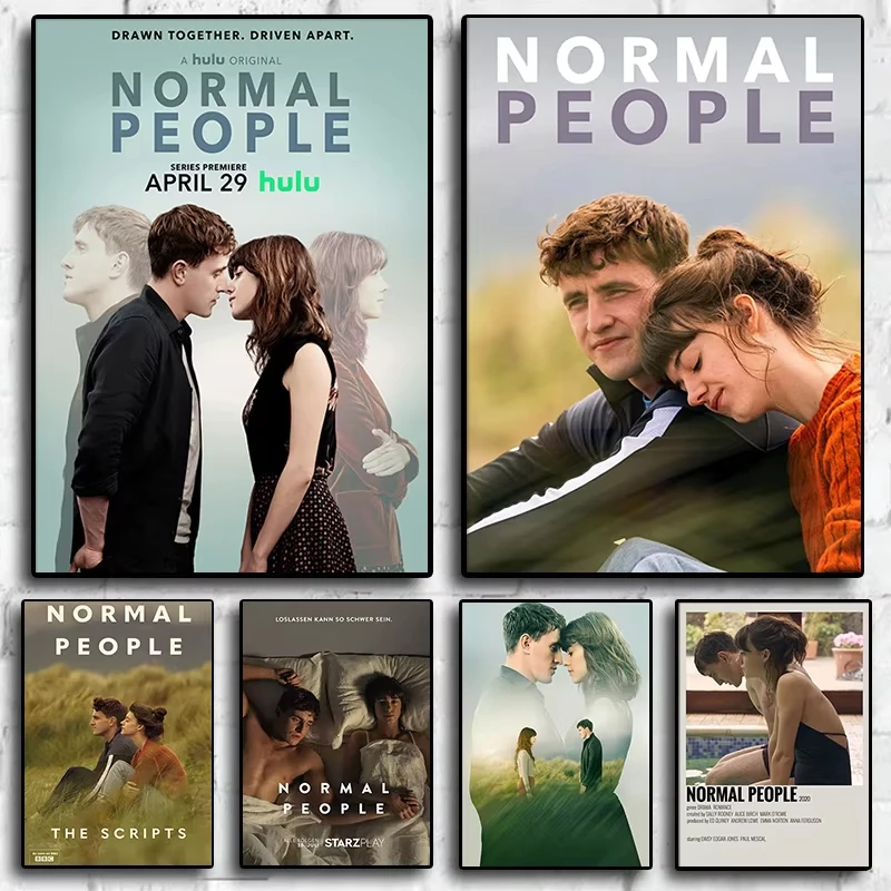 Normal People Poster American TV Series Normal People Art Home Wall Decoration Canvas Painting for Room Living Picture Posters