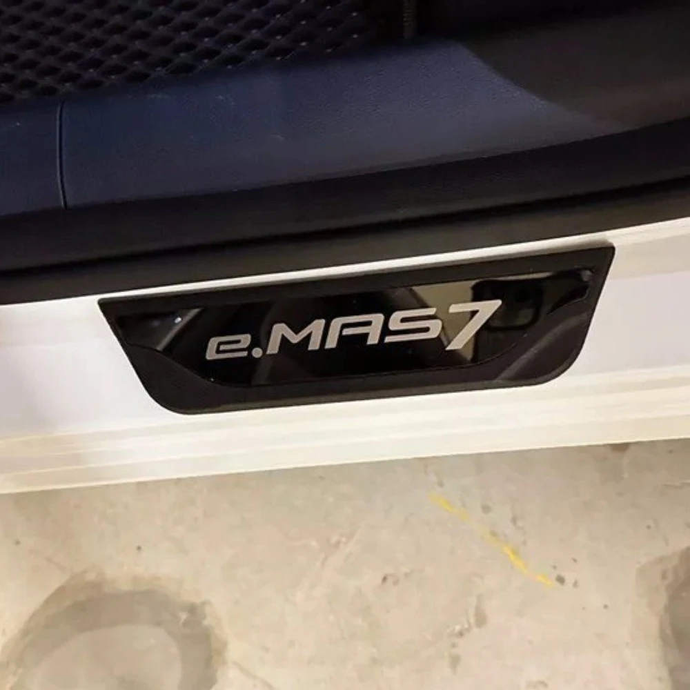 For  Proton e.MAS 7 EMAS7 PHEV 2024 2025 2026 2027 Door Sill Plate Strip Stainless Steel Plastics Car Interiors Auto Accessories