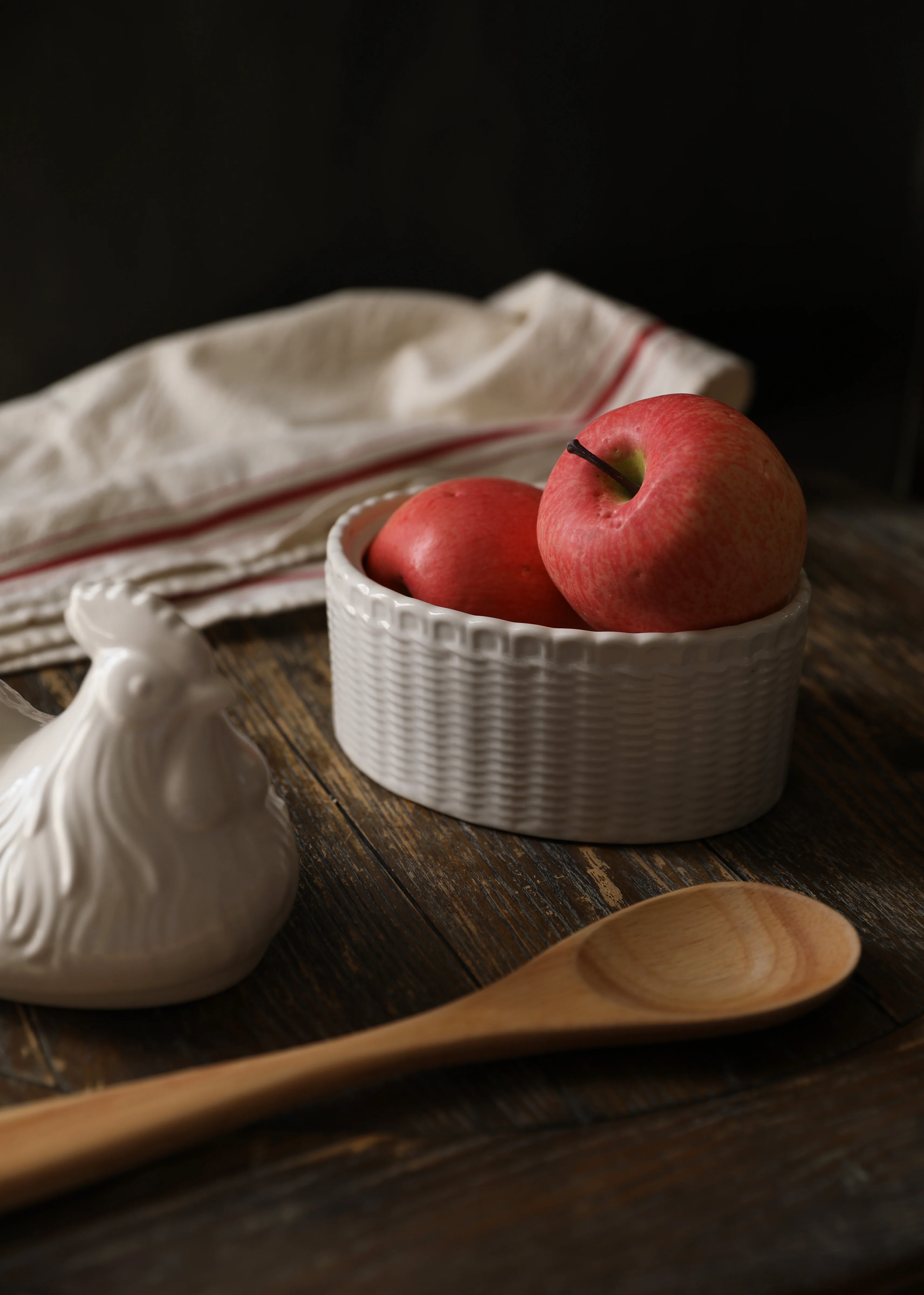 Oops, Little Hen Martha Stewart, Covered Baking Bowl, Baked Rice Bowl