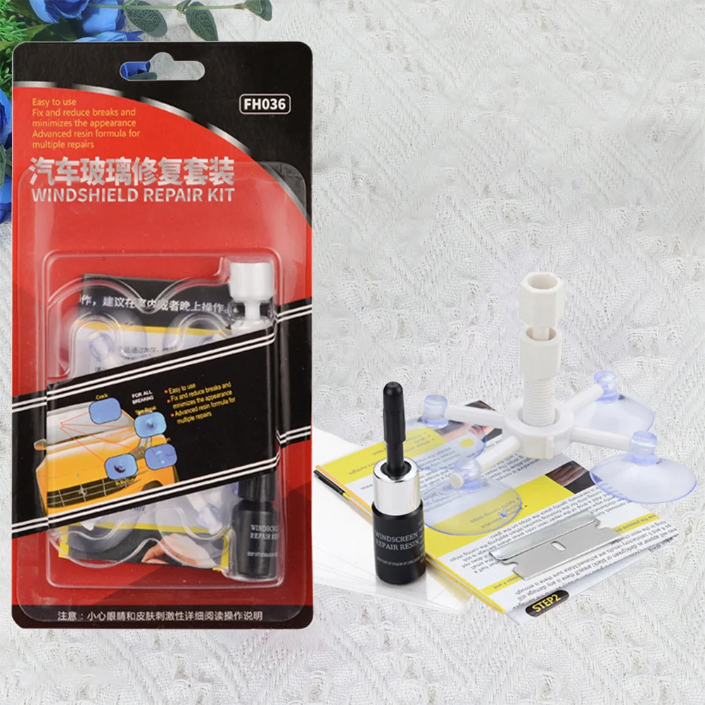 

Windshield Glass Repairman Glue for Car Restoration Kit DIY Tool Bling Accessories Auto Baby