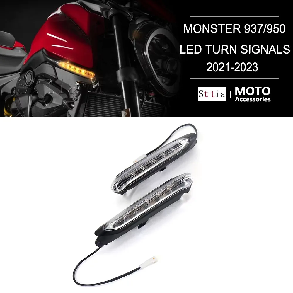 

Motorcycle LED Turn Signal Light Day and Night Indicator For Ducati Monster 950 MONSTER monster 937 2021 2022 2023 Warning Light