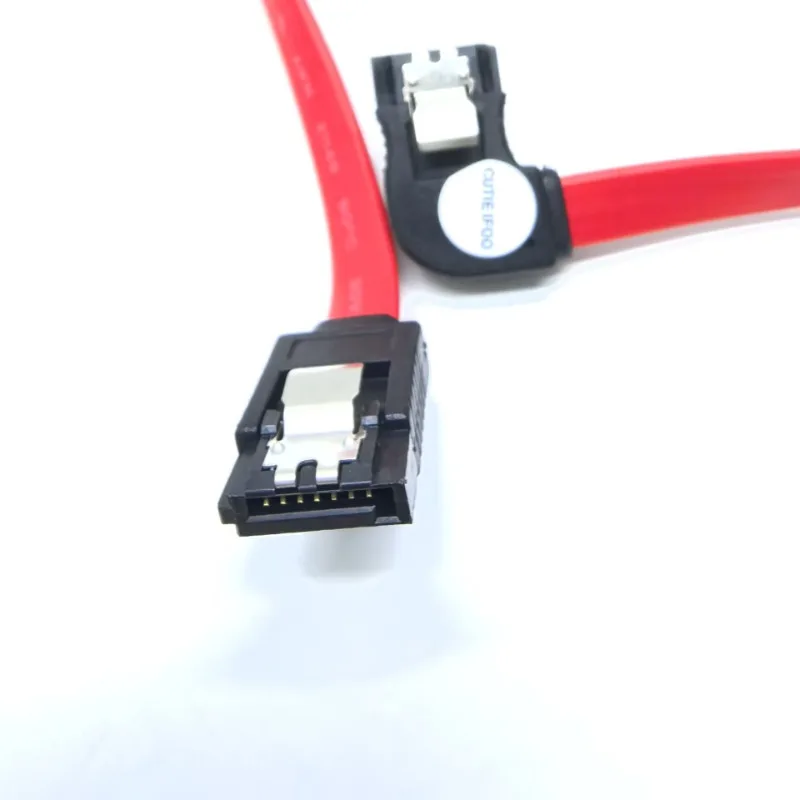 Computer  Server Right Angle 90 Degree SATA 3.0 Serial Hard Drive SSD HDD Data Cable 50cm