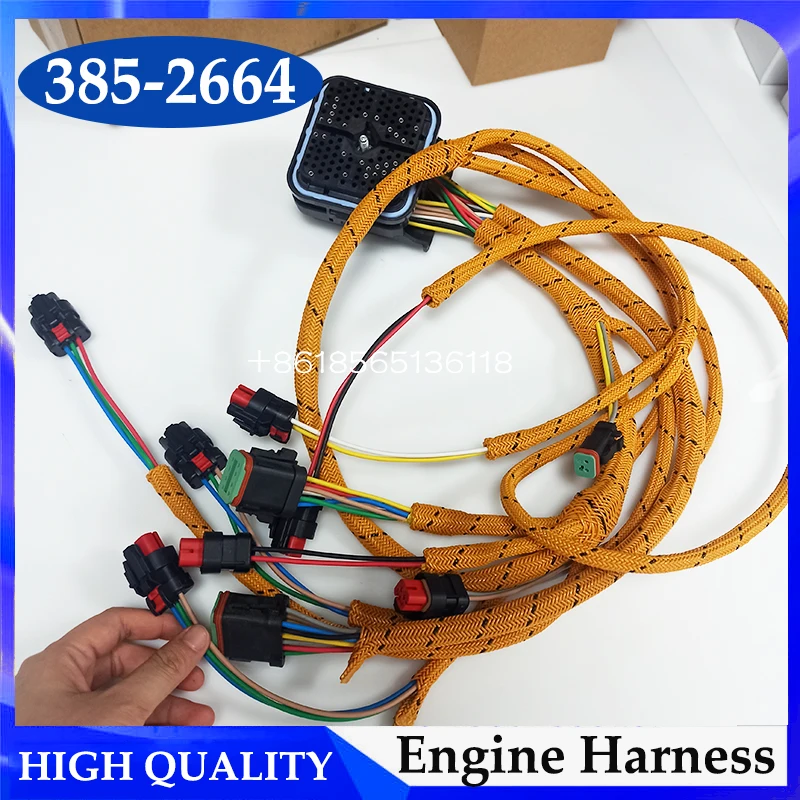 385-2664 3852664 C13 Engine Wiring Harness for 345C 345D E345DL 349D 349D2 725 Excavator Parts