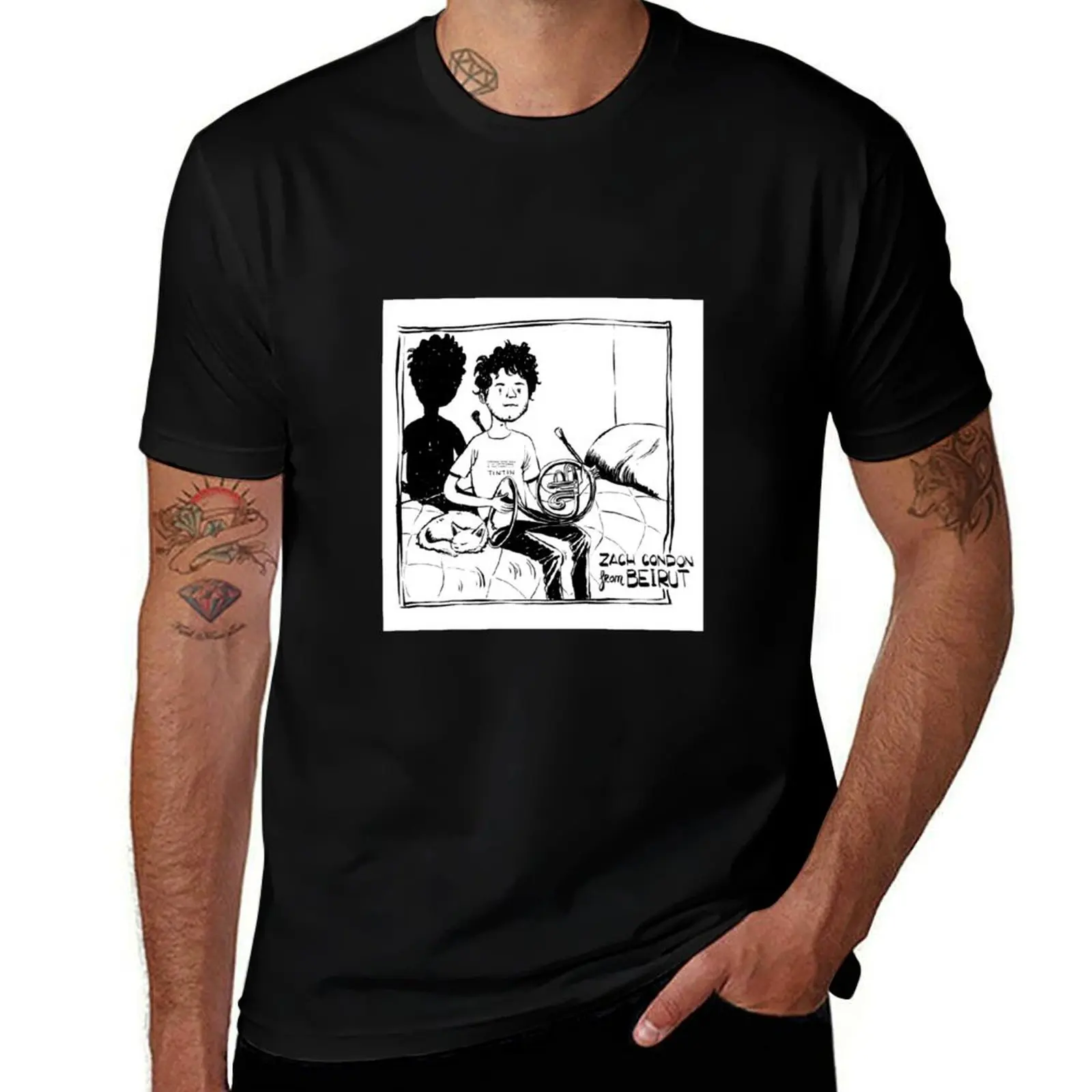 Zach T-Shirt t shirt man luxury man t shirts for men t shirts for man cotton T-shirt