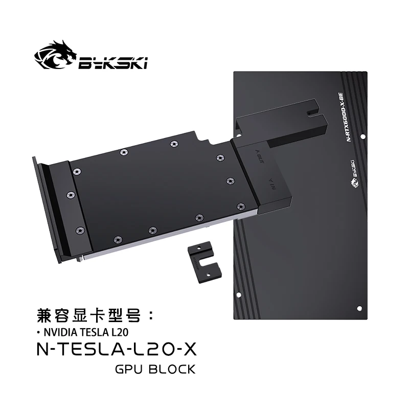 

Bykski GPU Water Block for NVIDIA TESLA L20 Video Card Water Cooling/All Metal Copper Graphcis Cooler Radiator N-TESLA-L20-X