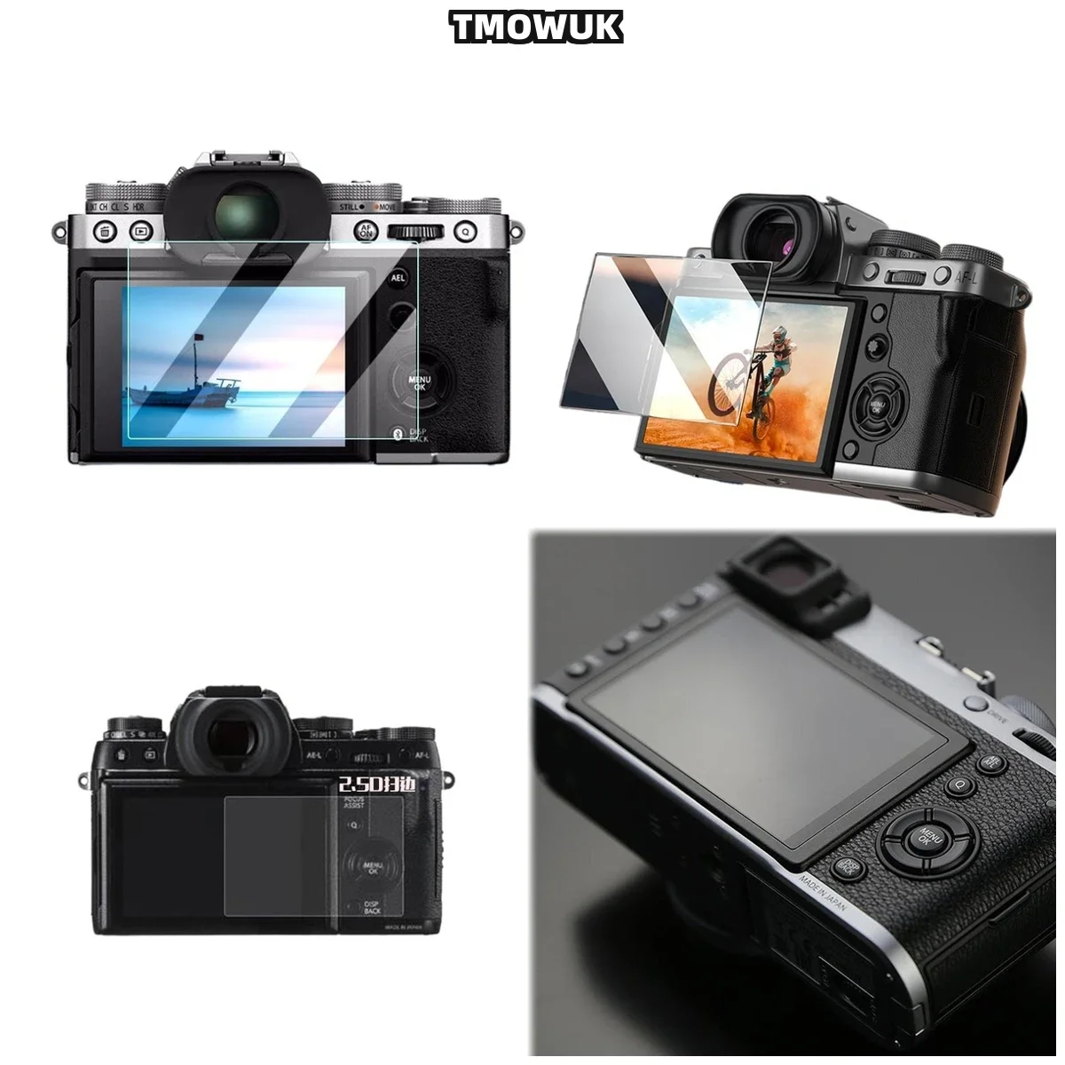 For Fujifilm X-T10 T20 T30 M1 A1 A2 E2 E3 X30 XF10 XS10 XS20 LCD Screen Tempered Glass Film Shield
