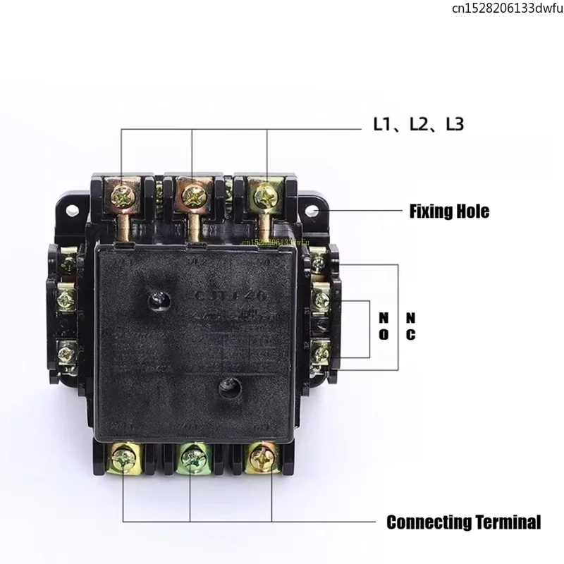 Terminal Block AC Contactor CJT1 10A 20A 40A Three Phase 380V Single Phase 220V 110V 36V 24V 1P 3P