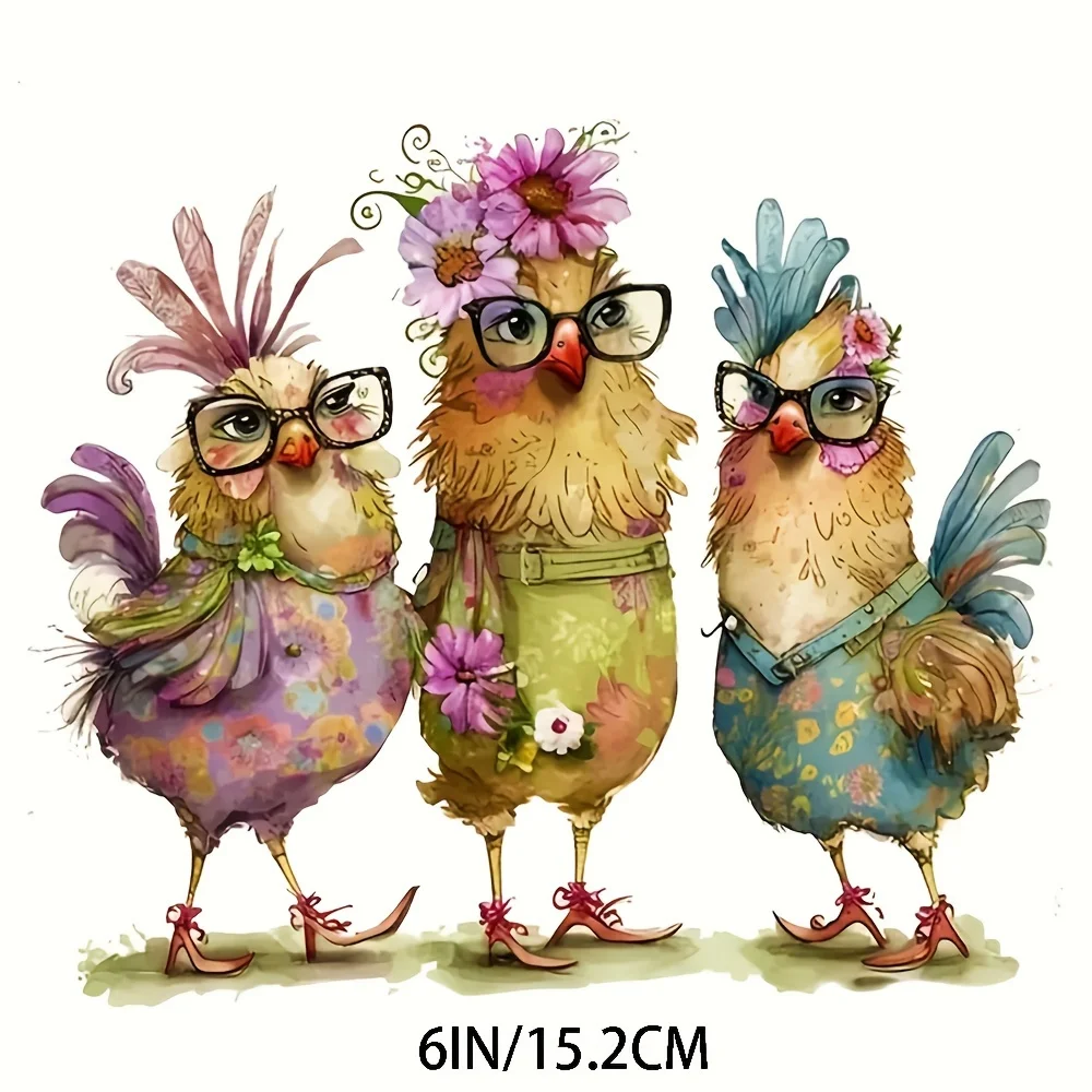 قطعة واحدة من ملصق الديك المذهل من الفينيل - التصاق مقاوم للماء ومتعدد الأسطح للسيارات والشاحنات والجدران والنوافذ - ديكور حيوي #1