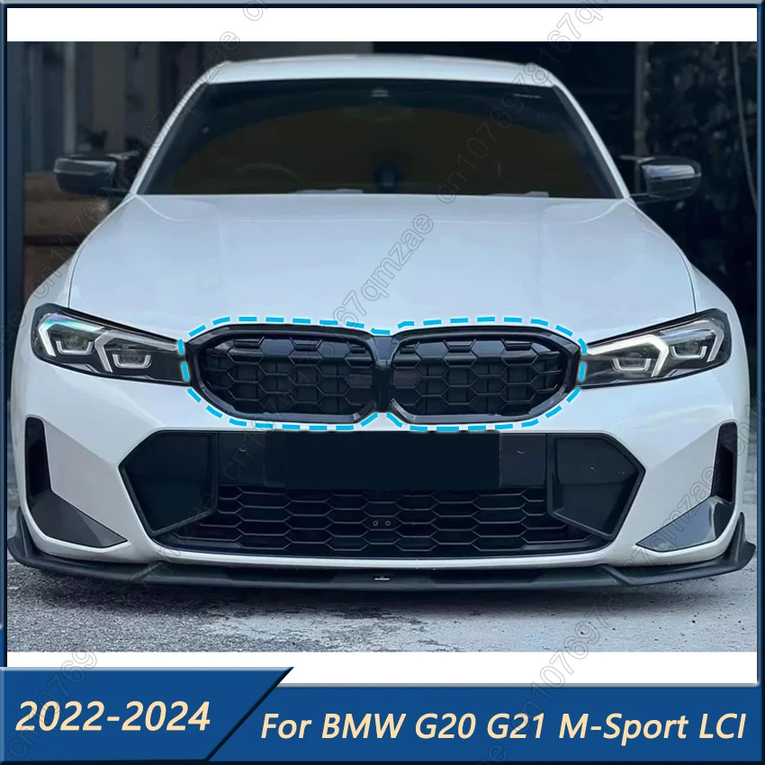

Front Bumper Hood Kidney Grill For BMW 3 Series G20 G21 M-Sport 320i 325i 330i M340i LCI 2022-2024 Racing Grilles Tuning Kits