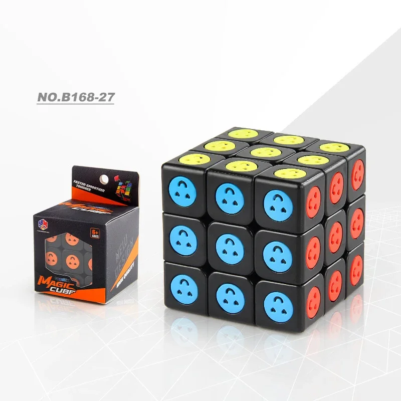 Professionale 3D confortevole touch Cube Speed Cube 3x3x3 Smooth Puzzle Toys gioco educativo del cervello cubo magico per bambini adulti