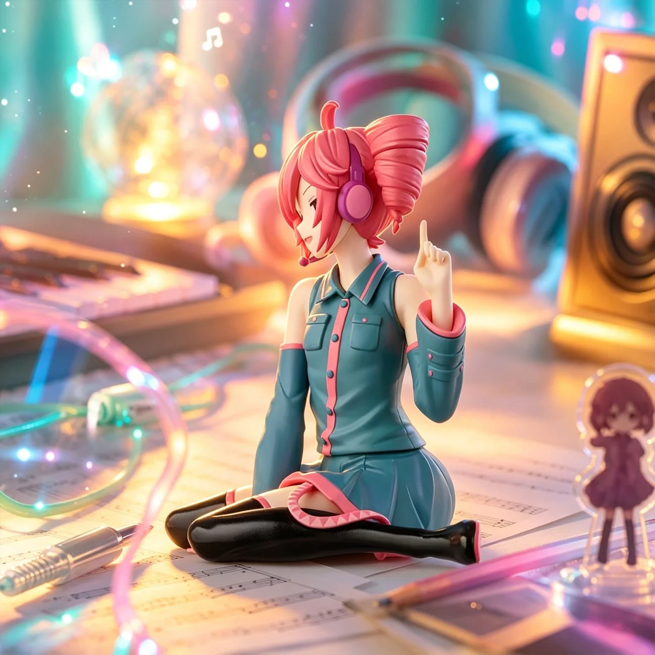 1pc Standing, Sitting Pose Kaw - огляд і ціна Desk Setup Studio