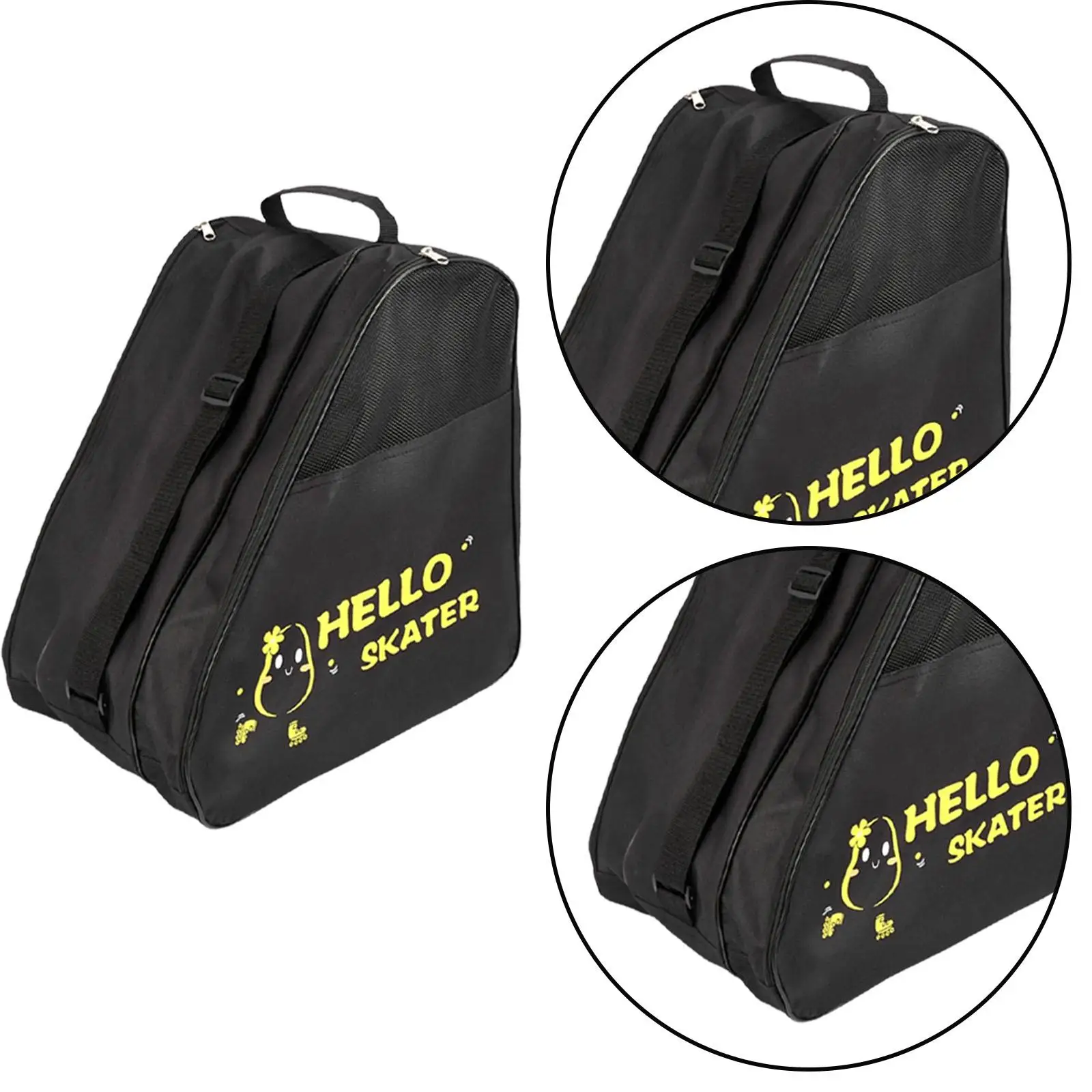 Roller Skates Storage Bag Carrier Bag for Figure Skating Shoes Men Training