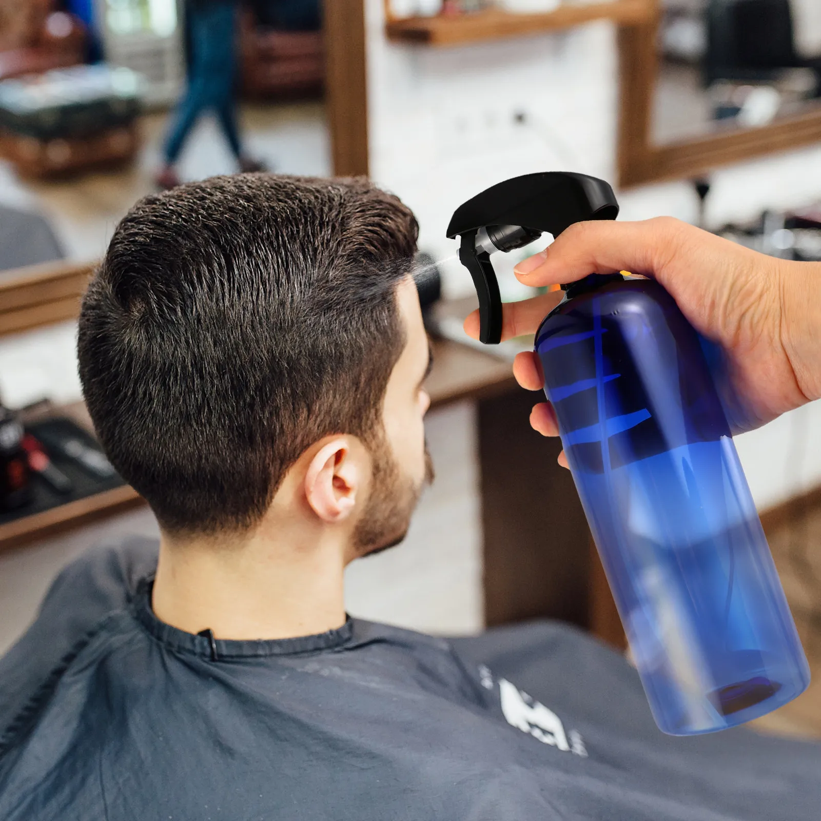 

2Pcs Ultra Fine Mist Spray Bottles Multipurpose Home Gardening Hair Salon Cleaning Portable Sprayer Spray Bottle