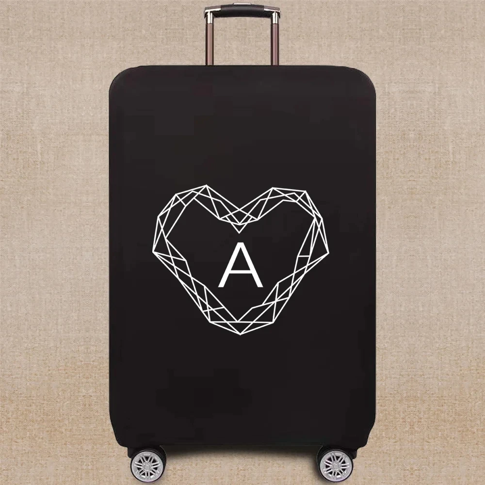 

Luggage Case Suitcase Dust Luggage Protective Cover for 18-32 Inch 26 Diamond Letter Pattern Trolley Case Elastic Dust Cover