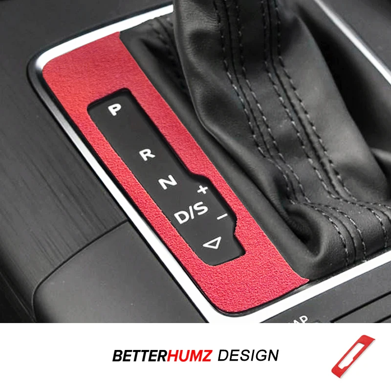 Für Audi A3 8V S3 2013-2019 Made of Alcantara Center Console Gear Shifter Button Trim Aufkleber Auto innen Tuning Zubehör