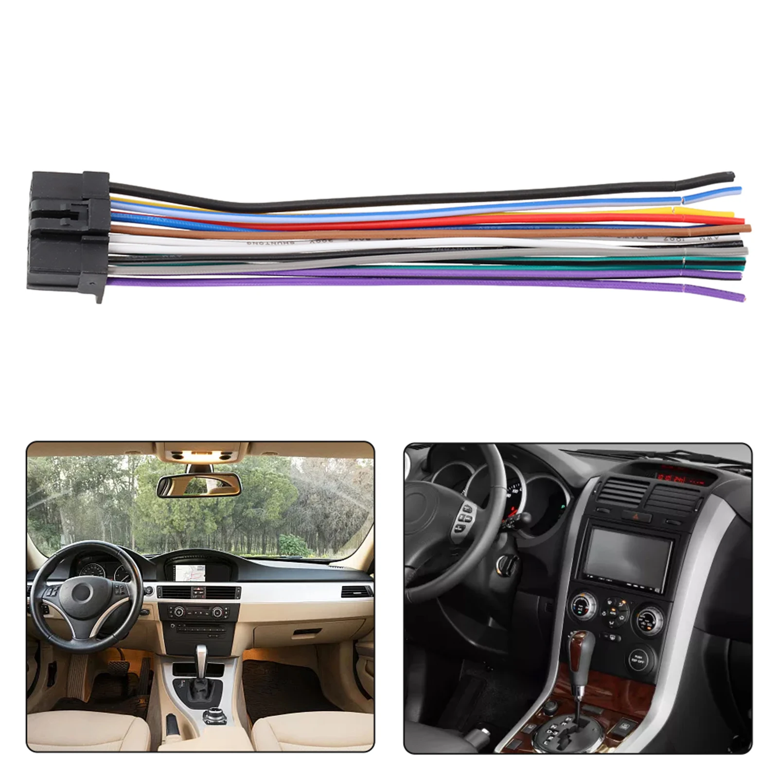 16Pin Car Stereo Radio Wiring Harness Connector For Pioneer DEH12/DEH23/DEH2300/DEH1450/DEH24F/DEH34 Radio Harness