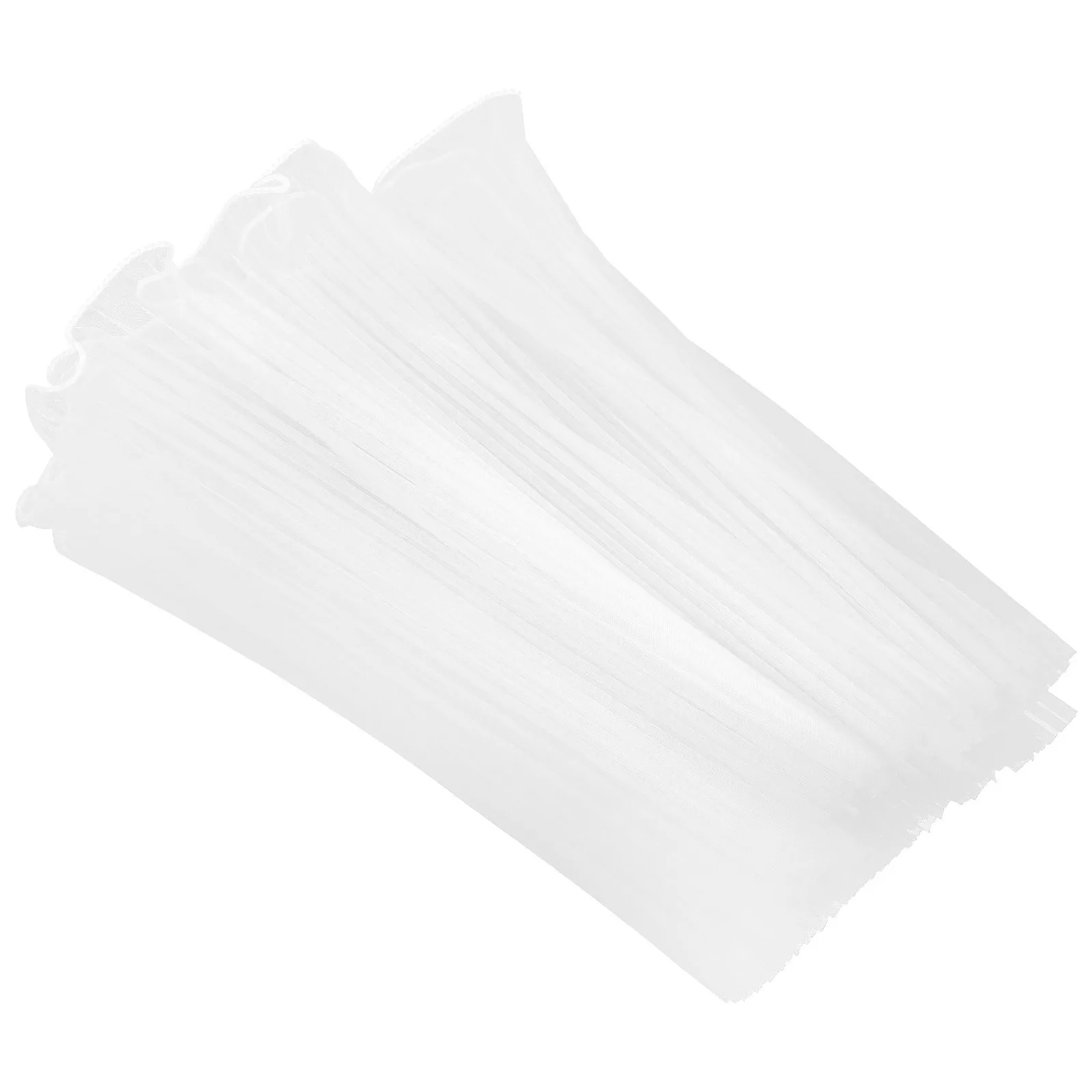 

2 Rolls Flower Bouquet Mesh Wrap Semi-Sheer Corrugated Design for Wedding Floral Packaging DIY Decoration Freshness Retention