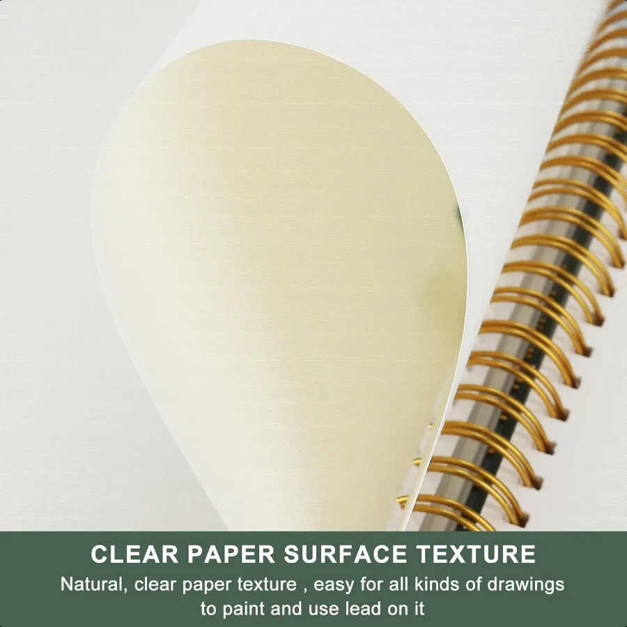 9x12 كتاب رسم 100 ورقة دوامة ملزمة كراسة الرسم الفنية مع جيوب 68lb 100gsm حمض الحرة الفنان رسم الوسادة ورقة اللوحة