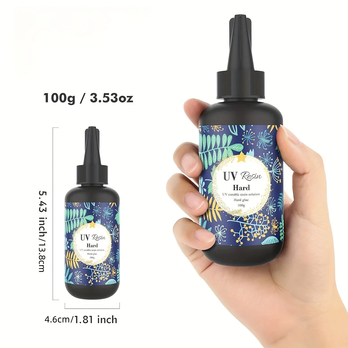 50 g/100 g/200 g/500 g UV-Harz (kristallklar, harter Typ) – verbessertes UV-Epoxidharz, ungiftig, geeignet für die Schmuckherstellung – Detail 8