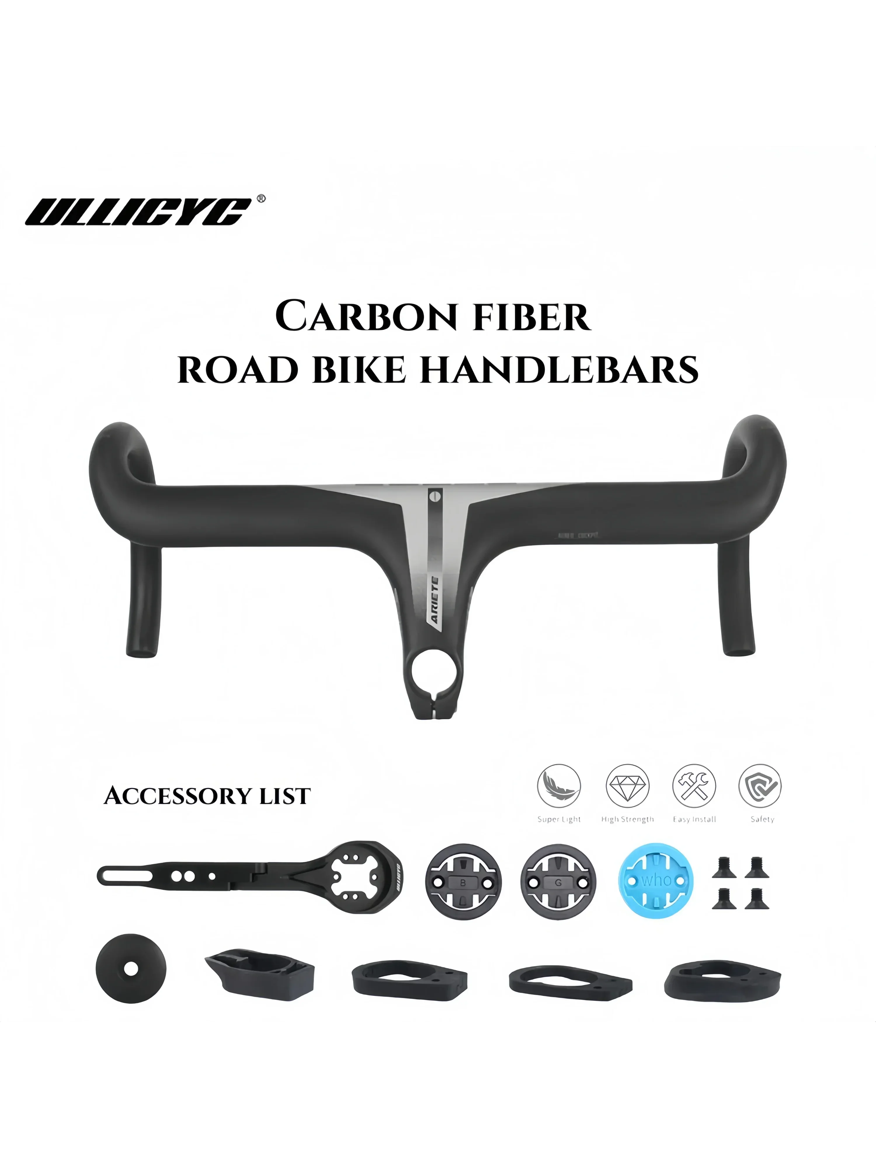 AliExpress Java Decaf Ariete Integration Cockpit T1000 Carbon Roadbike Handlebar Full Internal Cable With Computer Holder