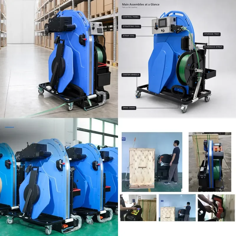 for Precise Strip Feeding Logistics System Automatic Strip Feeding and Strapping Machine Industrial Banding Equipment