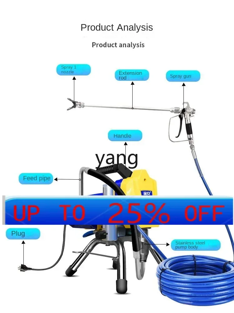 

CX Tuan plunger sprayer paint high power engineering paint sprayer