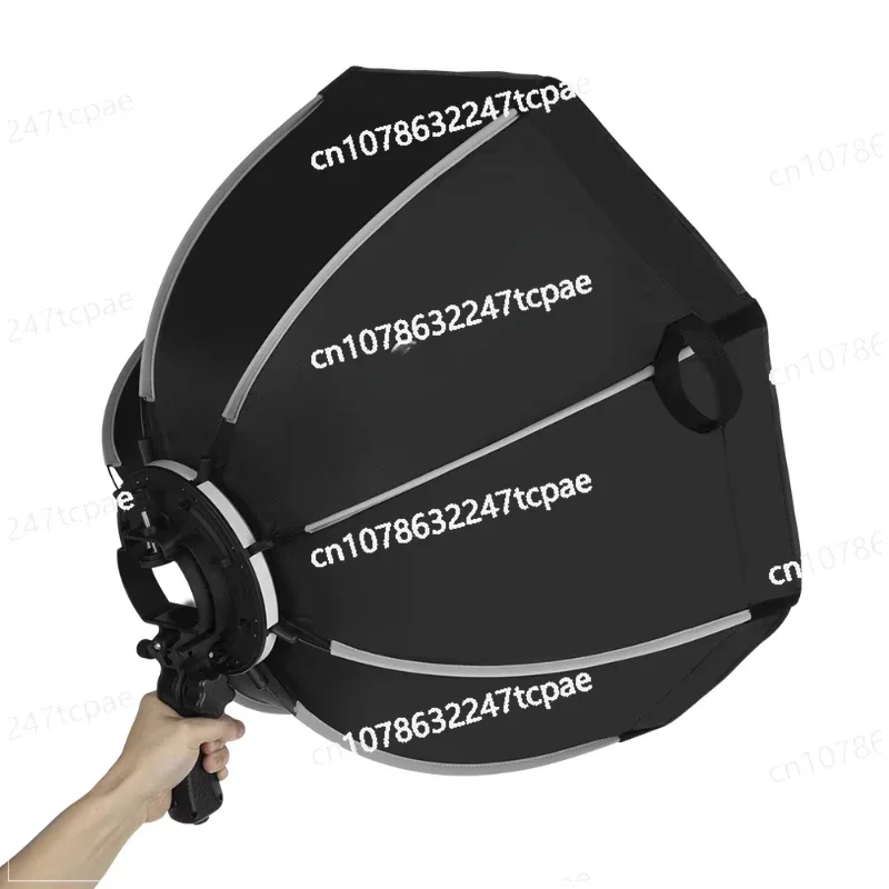 55- 65-90-120cm Photography Foldable Octagon Camera Flash Light Softbox Bracket Mount Handle Softbox for TT520II