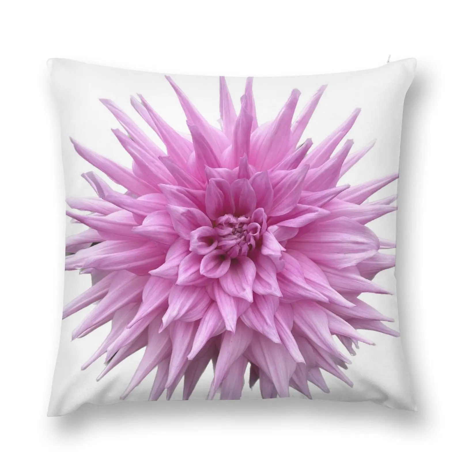 Lovely Lana Dahlia Flower Pink Throw Pillow Pillow Cover covers for pillows pillow