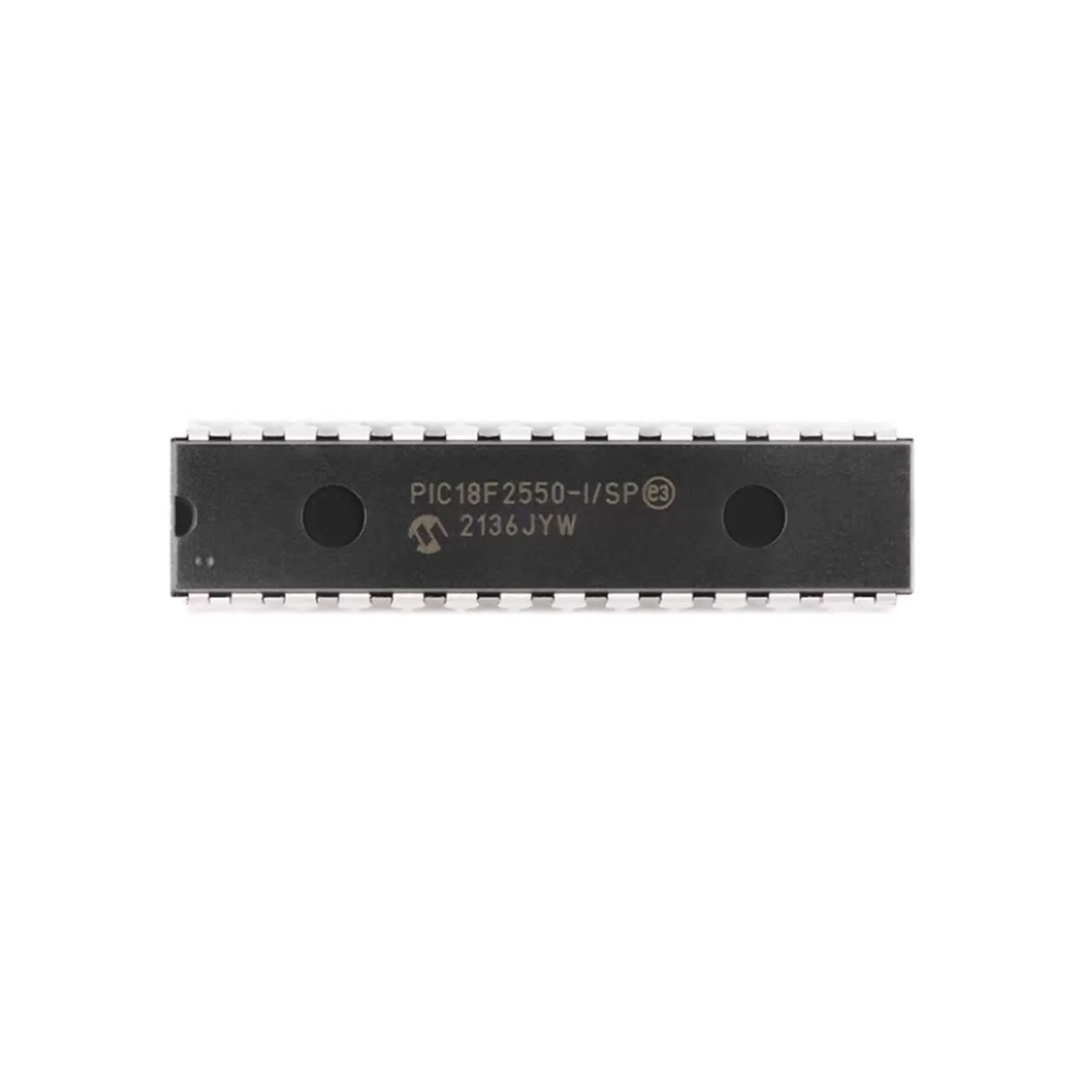 1PCS Brand new, factory-sealed PIC18F2550-I/SP PDIP-28 high-performance enhanced flash USB microcontroller