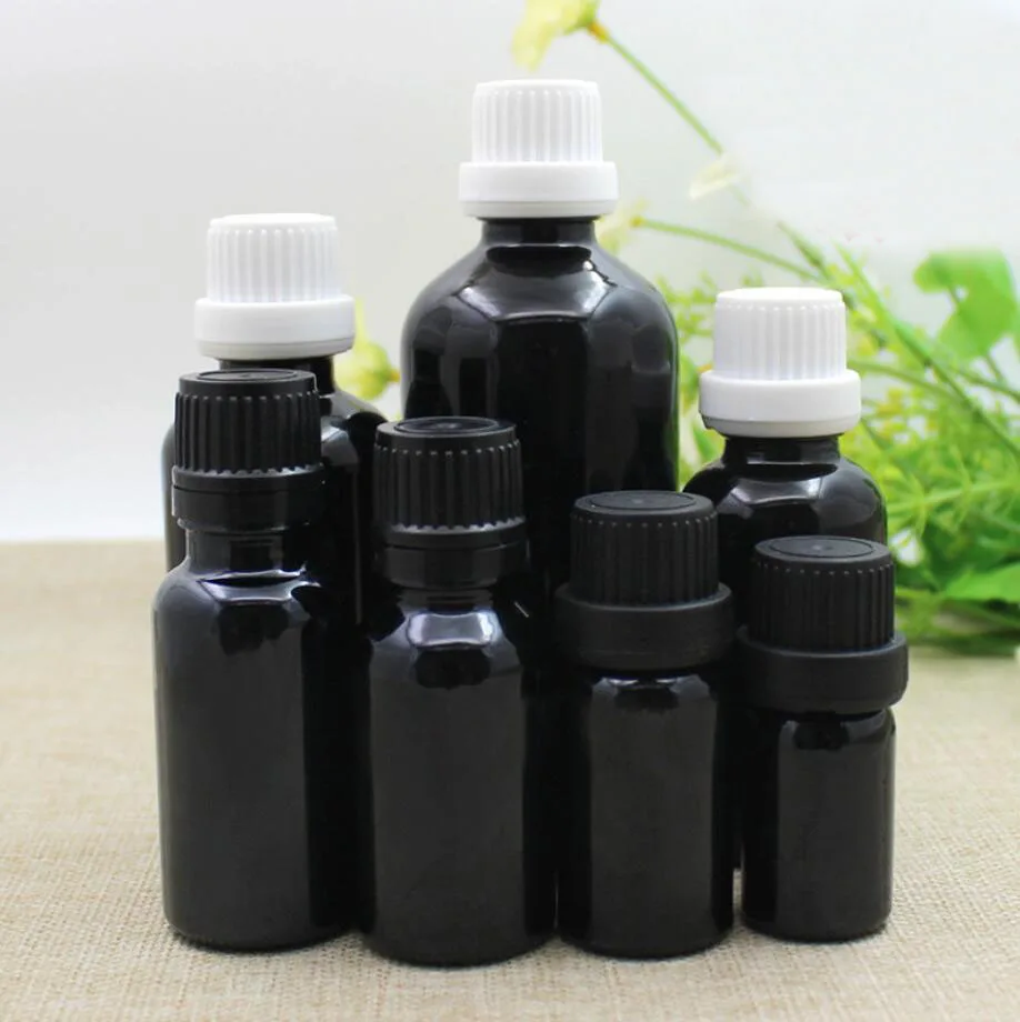 

50ml black glass bottle essential oil liquid serum complex recovery eye gel serum liquid moisture skin care cosmetic packing