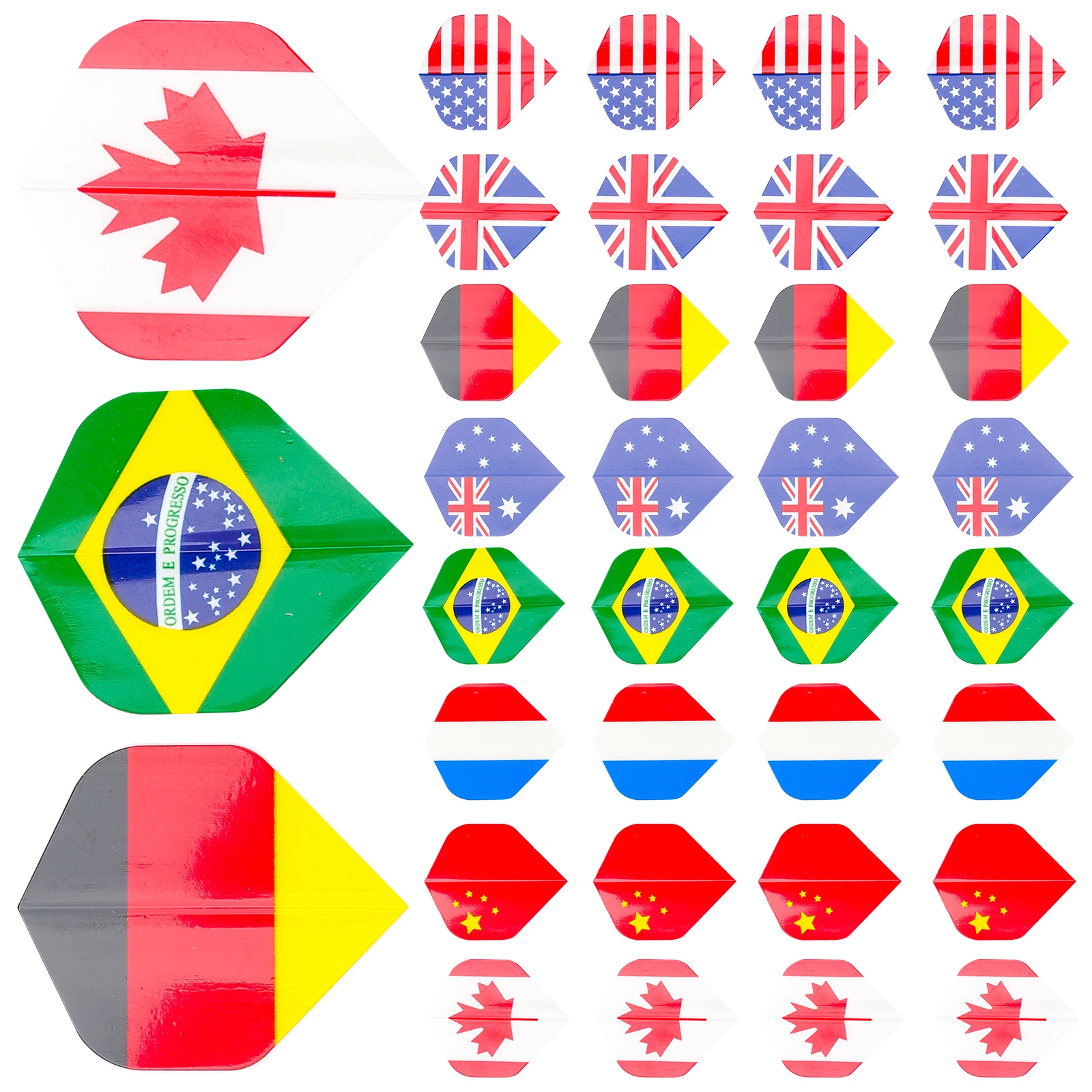 Queues de remplacement d'ailes de fléchettes, 27 pièces, remplaçables pour un vol fluide, les vols des animaux de compagnie