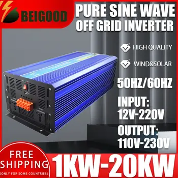 Čistý sinusový měnič 12V-110V na AC 110V 220V 10KW 15KW 20KW Napěťový transformátor Výkonový měnič Solární měnič 10 nejlepší prodej Solární invertor 10kW - №9
