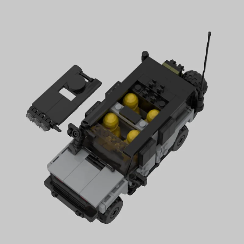 MOC-XM71 8 グリッドオフロード車電子描画パズルビルディングブロック無人子供 269 ピース