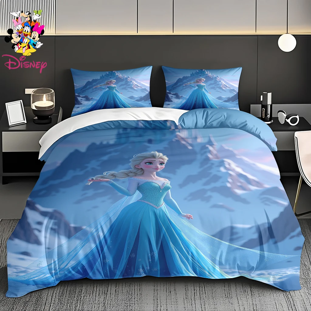 

2/3 шт., комплект пододеяльников Disney Elsa & Stitch без наполнителя, модный и удобный, идеально подходящий для семейных спален и гостевых комнат
