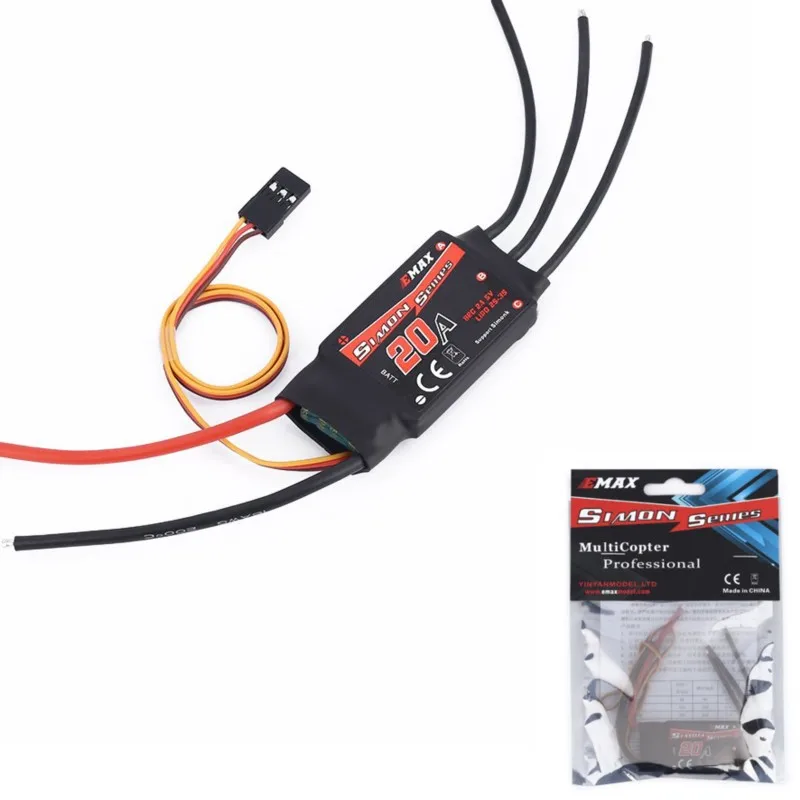 

Оригинальный бесщеточный двигатель EMAX XA2212 KV820/KV980/KV1400 с Emax Simonk 20A ESC для радиоуправляемого квадрокоптера F450 F550