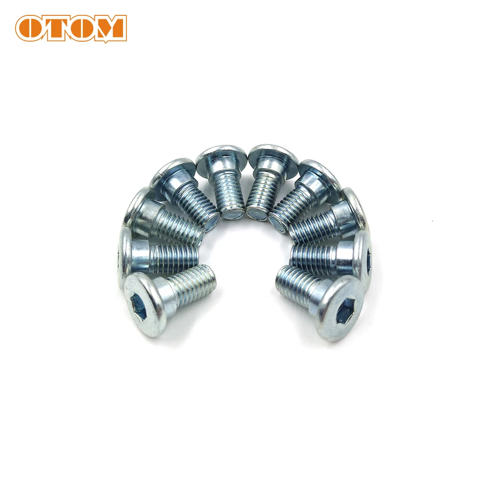 OTOM Motorcycle 12 Kinds Screws Nuts Assortment Kit M6 M8 M10 M12 Stud Brake Disc Cylinder Head Exhaust Bolts Universal Part CRF