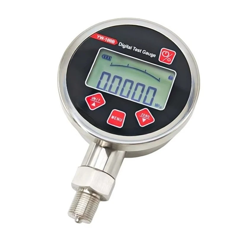 

Цифровой ЖК-дисплей Высокоточный цифровой манометр из нержавеющей стали для измерения давления жидкости