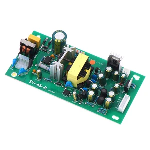 1Pc AC110-220V 45W Mixer Universal Switching Power Supply Board Output Voltage +12V, -15V, +15V, +48V Digital Power Board