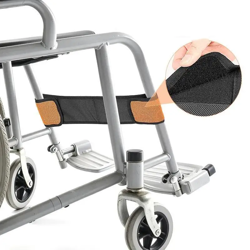 Adjustable Soft Comfortable Wheelchair Leg Calf Straps Safety Prevents Slipping User Support Accessory