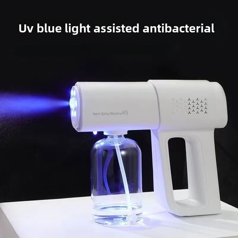 

Blue Light Nano Hair Care Spray 380ML USB Rechargeable Wireless Steam Professional Styling Tool Profesional Hair Accessoriesde