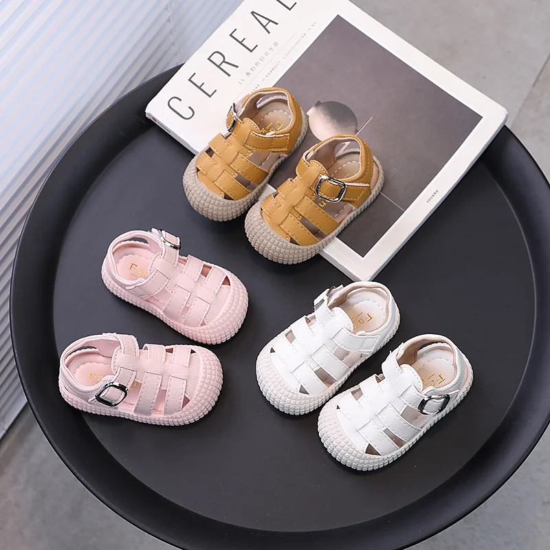 

Fashion Sandals Summer Shoes New Baby Soft Soled Comfortable Children Walking Shoes Girl and Baby Kick Baotou Shoes Boys Tide