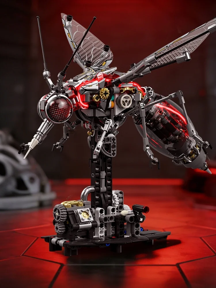 747-teiliges Technisches Mücken-Baustein-Set Insekten-Serie STEM Tier-Verbindungs-Montagemodell Konstruktionsbausteine Lernspielzeug Geschenke für Kinder Jungen