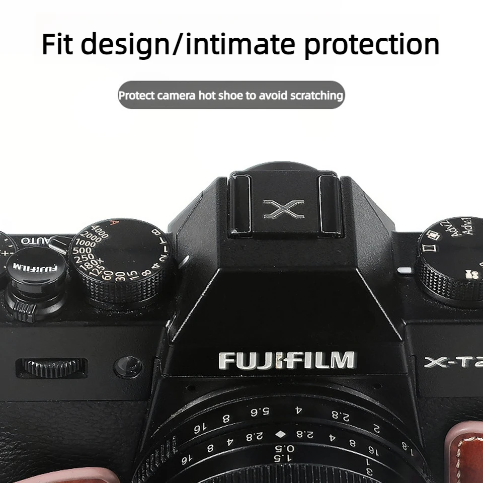 Professional Camera Metal Hot Shoe Cover Flash Cap for Fujifilm X-T5 T30 T50 50S 100S 100V IV H2 H2S S20 GFX100S II Accessories