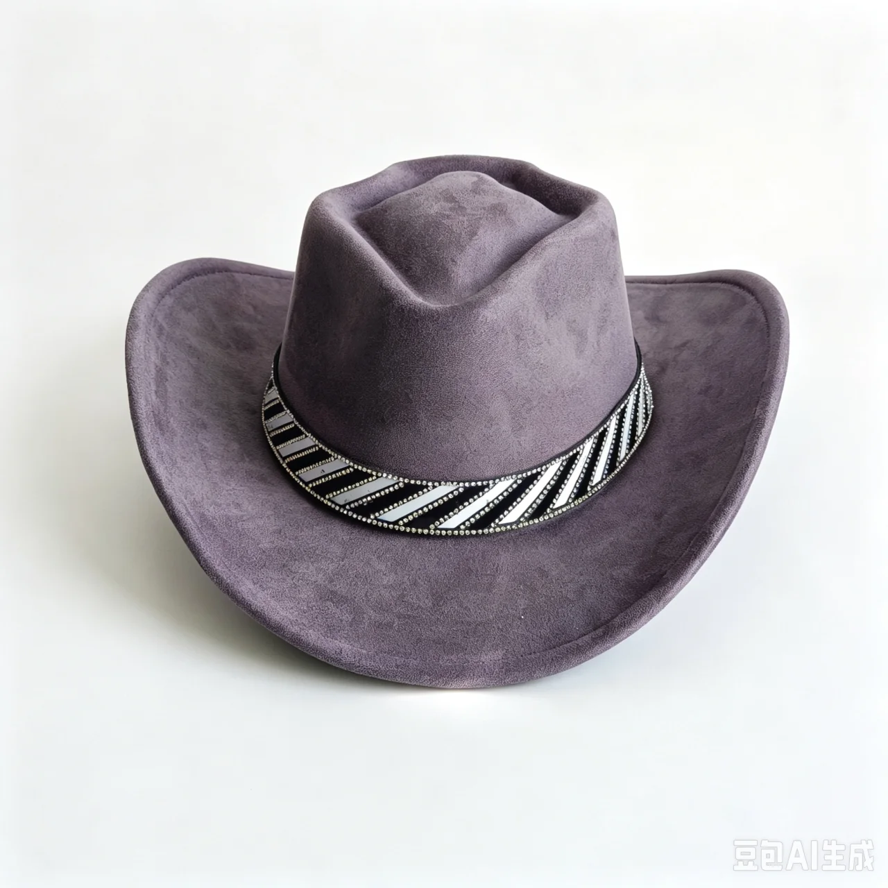 Suede cowboy hat Arrow top fedora felt 8cm Wide Brim Rancher Hat for Men and Women Cowboy Hat Western Cowboy Style chapéu count