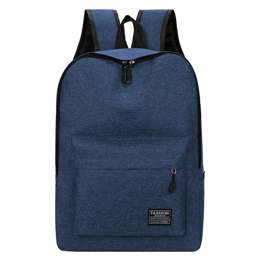 NONE Trendiger minimalistischer Rucksack für Herren, vielseitiger Rucksack, große Kapazität, Studentenrucksack, Computer-Reisetasche, waschbarer Rucksack 6