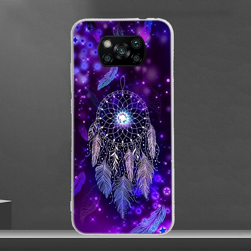 Retro Feather Dreamcatcher Phone Case For Xiaomi Poco X3 Nfc X5 X6 Pro F6 F5 F4 F3 F2 F1 X4 GT M5 M5S M4 M3 Luxury Soft Coque Sh